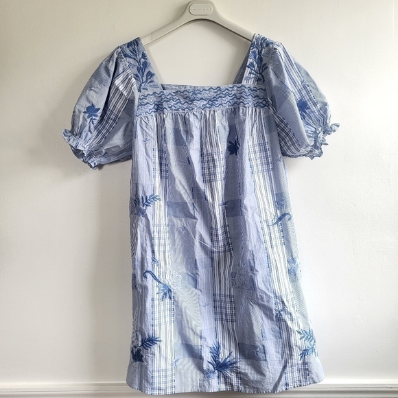 New Johnny Was Marbella Square Neck Park Dress Medium / 8-10 US - Picture 8 of 15